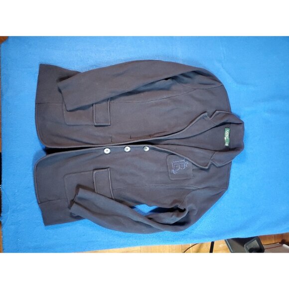 Polo Ralph Lauren Blue RRL Blazer Jacket Knitted Women's Size Large - Picture 16 of 16